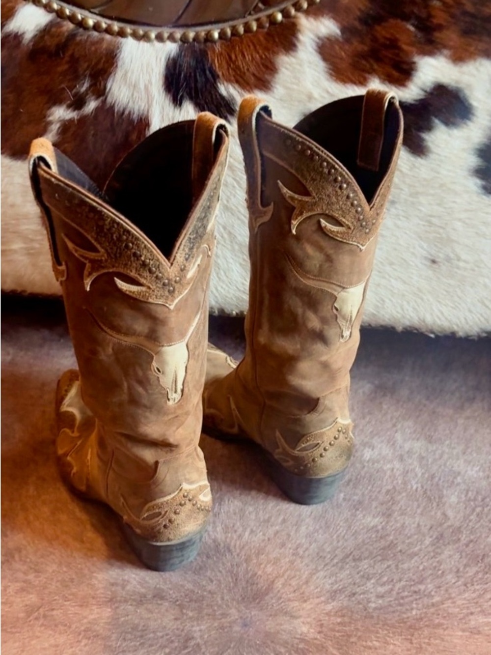 Lane “Steer it up” cowboy boots size 9.5 - Picture 4 of 9